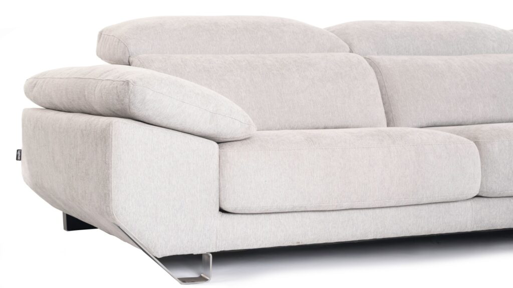 Sofá Chaiselongue Lauren vista lateral derecho unikahome