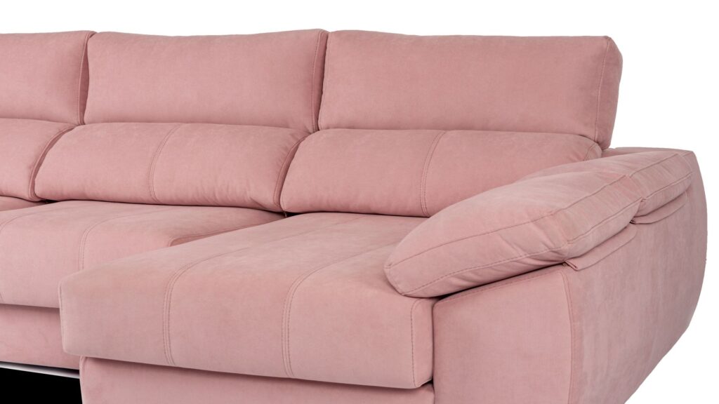 sofa chaise longue celeste detalle
