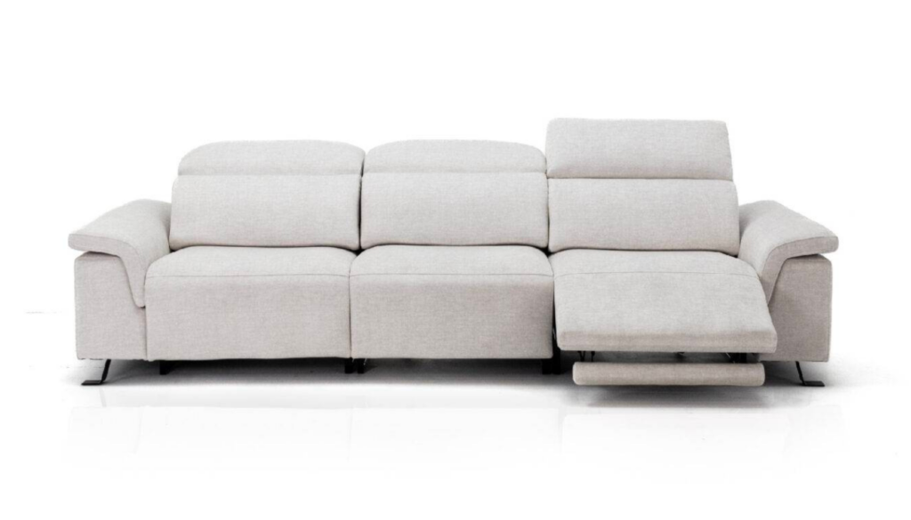 Sofa relax 3 plazas Rinaldi unikasofas vista frontal Mesa de trabajo 1