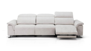 Sofa relax 3 plazas Rinaldi unikasofas vista frontal Mesa de trabajo 1