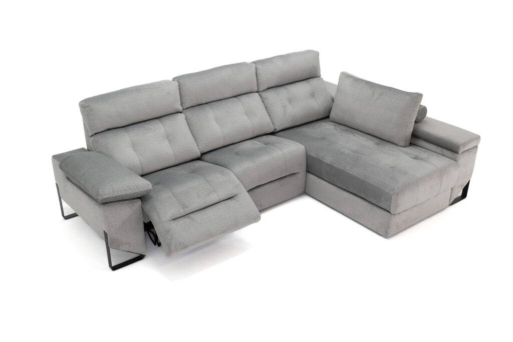 sofa chaise longue leo vista inclinada